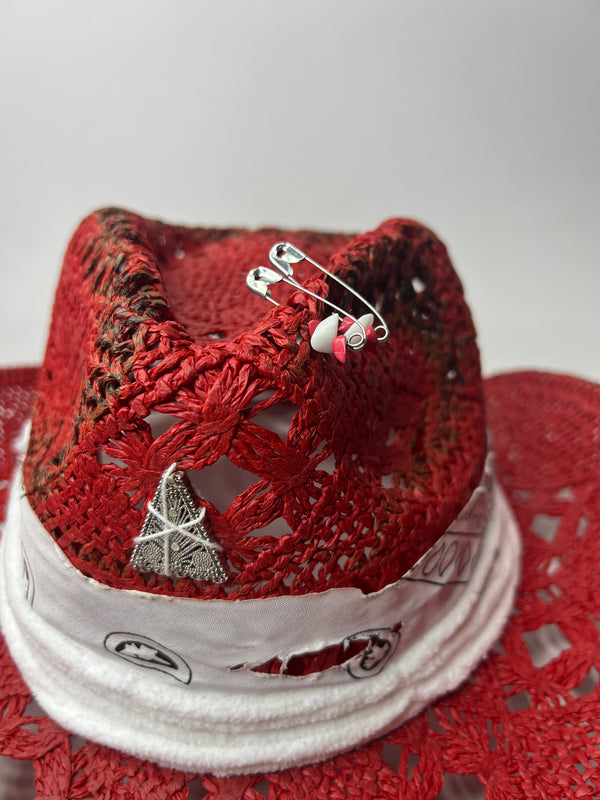 Rojo raffia