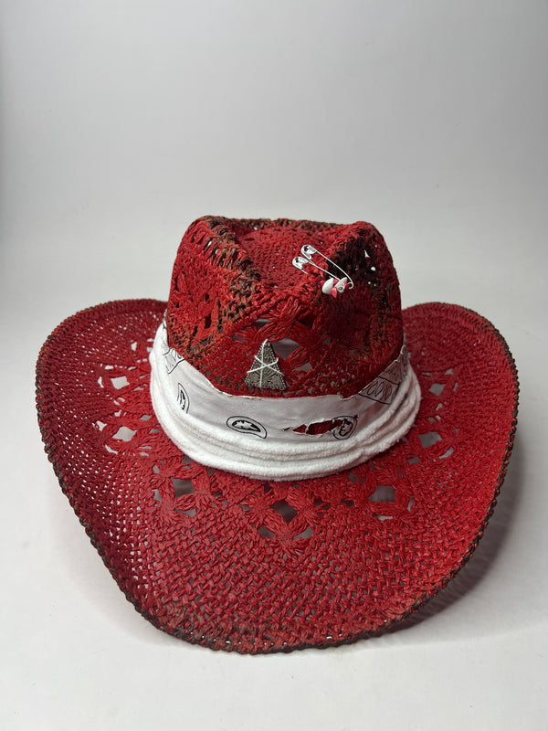 Rojo raffia